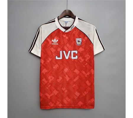 Arsenal 90/92 Home Red Soccer Jersey